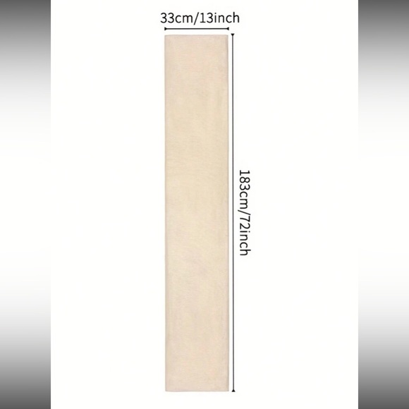 NWT- Orange & White Polka Dot Pumpkin- Orange & Cream- Plaid- Table Runner 72x13 - Picture 2 of 2